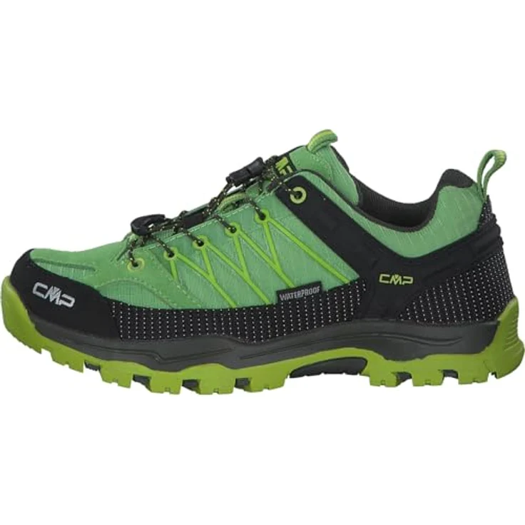 CMP Rigel Low WP 3q54554j, Wasserdichte Wanderschuhe für Kinder mit griffiger Gummisohle, Grün, EU 38 – Bild 2