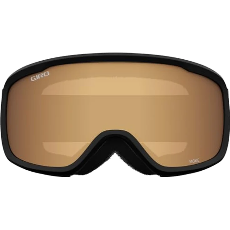 Giro Moxie, Skibrille mit EXV Rahmen Design, zylindrischer thermoformed Scheibe, schwarz mit amber gold - 32% VLT, gelb - 84% VLT, OTG friendly – Bild 3