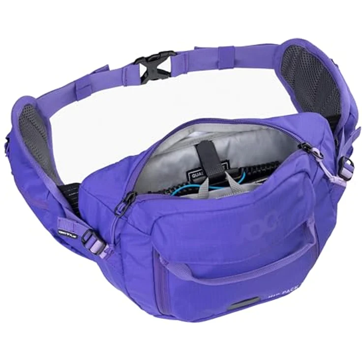 EVOC HIP Pack 3 + Hydration Bladder 1,5, kompakte Hüfttasche mit Wassersack und Schnellzugriff, Volumen: 3 l, Violet – Bild 5