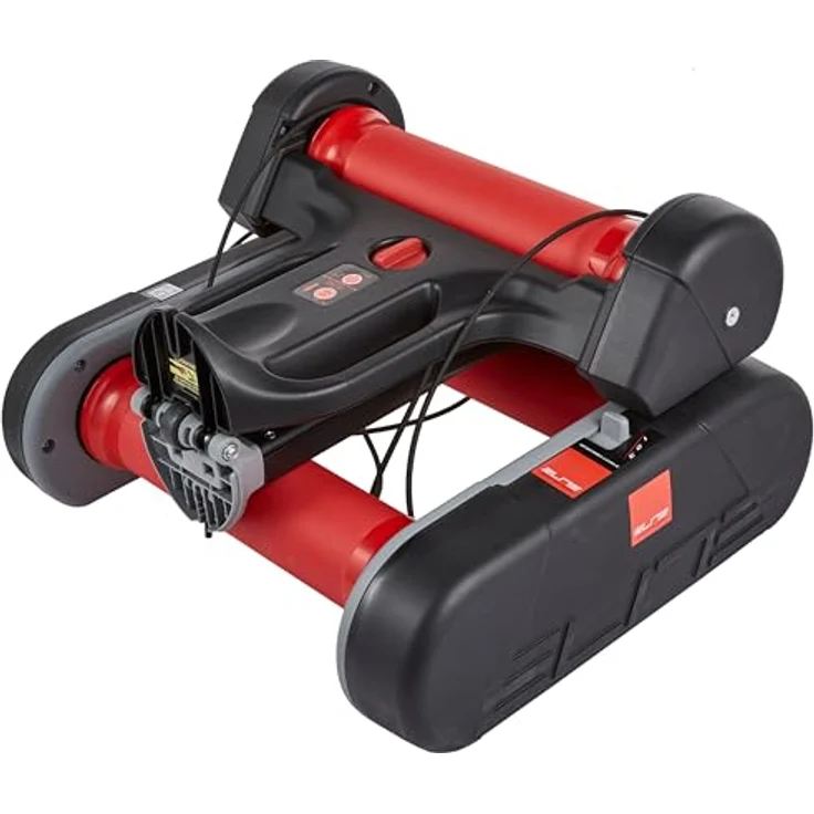 Elite Quick-Motion Rollentrainer, 5 Rollen parabolisch klappbar, Aluminium Elastogel, tragbar, für Rennrad und MTB, Schwarz – Bild 3