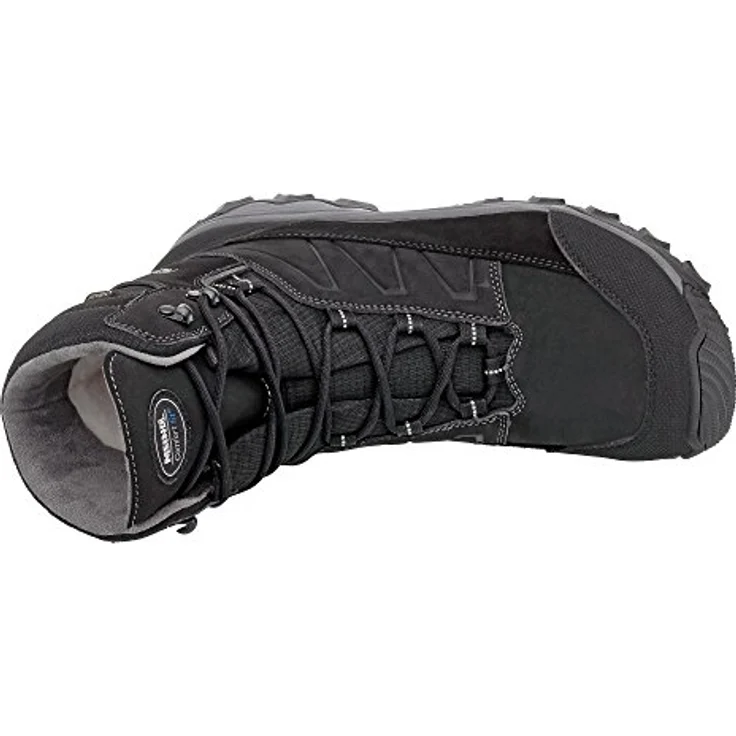 Meindl Sella GTX, Herren Winterstiefel aus Velourleder, wasserdicht und atmungsaktiv, schwarz, Größe 45 – Bild 2