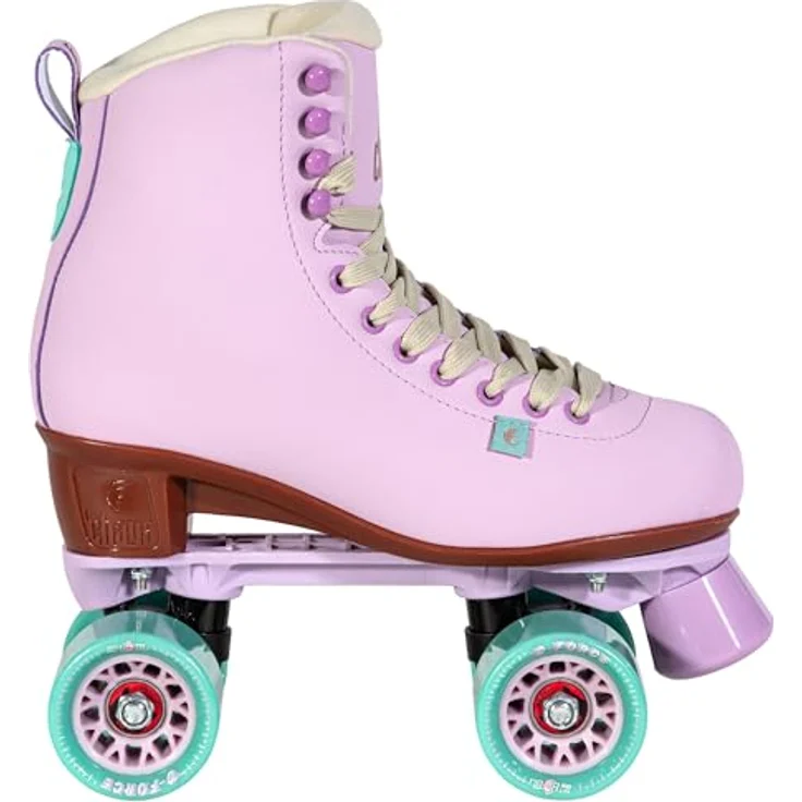 Chaya Quad Rollschuhe Melrose Lavender, Retro-Stil, vegan-freundlich, fiberglasverstärkte Verbundplatte, 61mm/78A Okto-Propel Außenräder, ABEC-7 Lager, Größe 42 – Bild 1