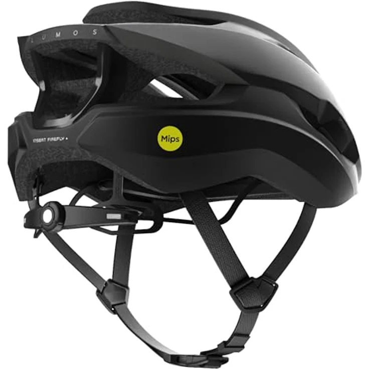 Lumen Labs Lumos Ultra Fly MIPS Helm, Stealth Black, M/L 54-61 cm, superleicht, mit MIPS, reflektierend, Top-Belüftung, Brillenhalterung, Firefly-kompatibel, Rennrad-Style – Bild 2