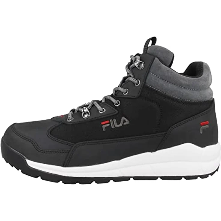 FILA Alpha Herren Wanderschuhe, sportliche Outdoor-Stiefel mit gepolsterter Zwischensohle, schwarz, Größe 44 – Bild 1