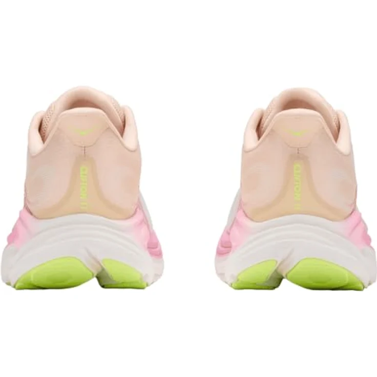HOKA ONE ONE CLIFTON 11 Damen Laufschuh, neutral mit weichem Meta-Rocker™, atmungsaktivem Mesh-Obermaterial, Tangerine Glow/White, Größe 42.5 – Bild 2