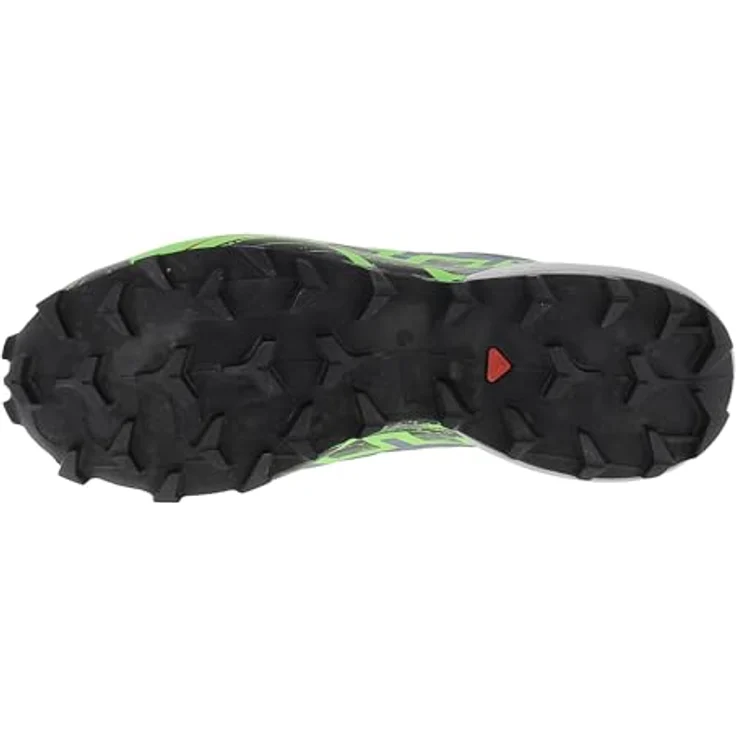 Salomon Speedcross 44 2/3, Laufschuhe mit robustem Mesh-Obermaterial und Schnellschnürung, hellgrau – Bild 7