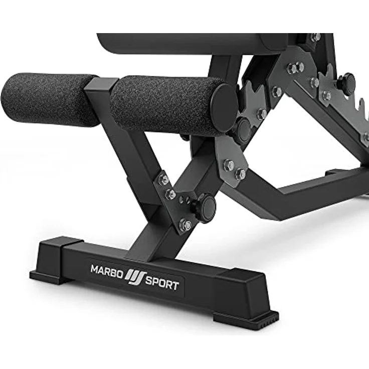 Marbo Sport Doppelseitige Bank verstellbare Hantelbank Trainingsbank MS-L101 2.0, Schwarz – Bild 5