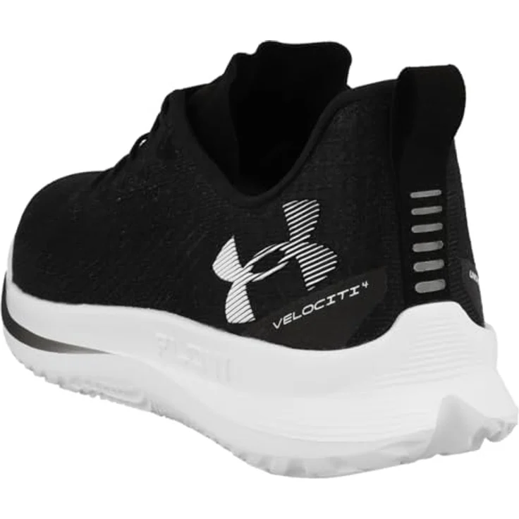 Under Armour Ua Velociti 4, Leichtgewichtige Laufschuhe mit atmungsaktivem Flachstrick-Obermaterial, Schwarz – Bild 6