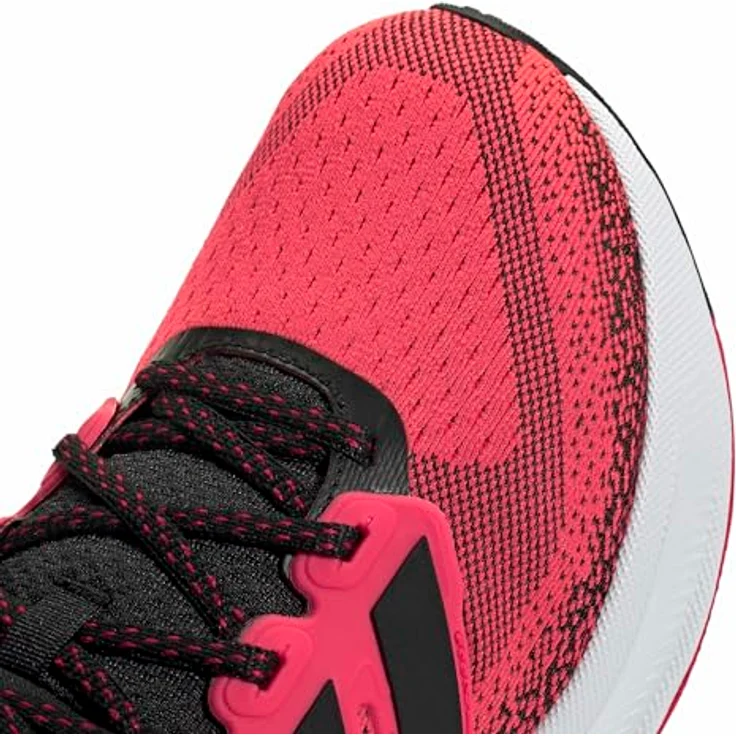 adidas Ultrarun 5 Laufschuhe, rote Farbe, Größe 46, atmungsaktives Mesh-Obermaterial, Bounce 2.0 Dämpfung – Bild 6