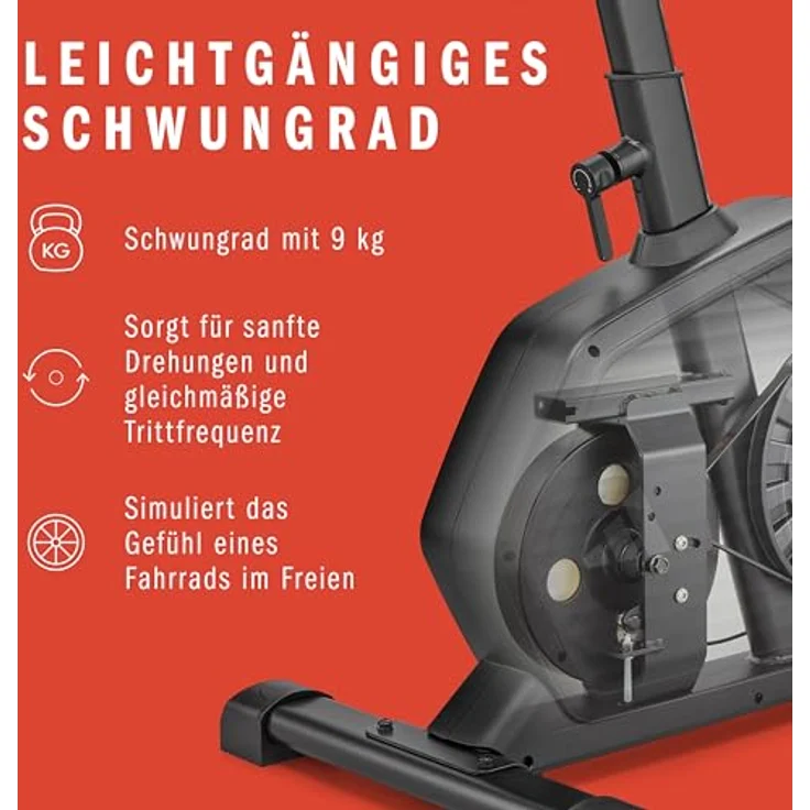 adidas Performance Ergometer C-24c, mit Tablet-Halterung, LED-Display, Bluetooth und App-Funktion, schwarz - Preisvergleich – Bild 5