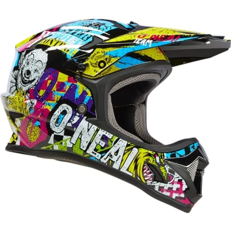 O'NEAL Kids Bike Helm Sonus Riotulti M, Sicherheit und Komfort für Kinder, 48/50 cm, mehrfarbig mit optimierter Belüftung – Bild 6