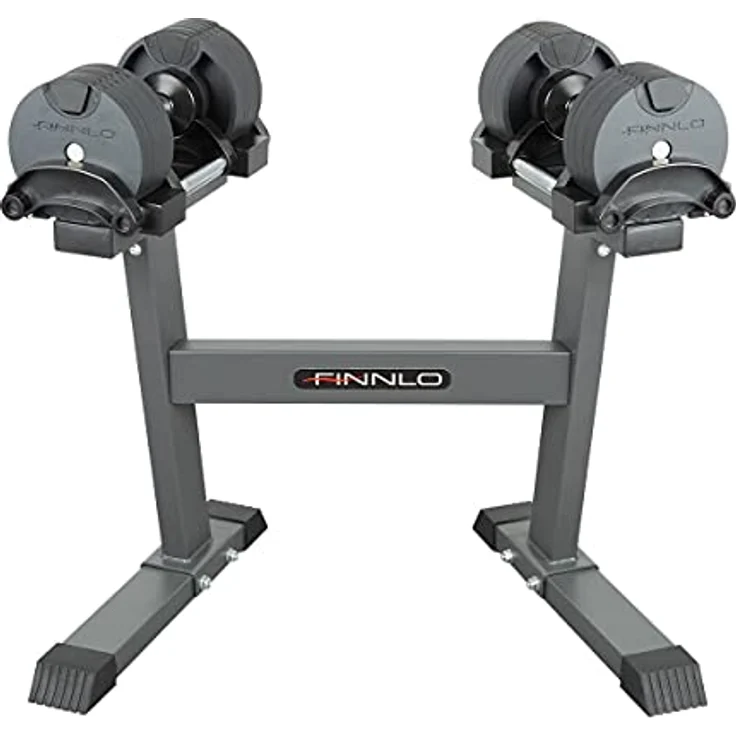 HAMMER Finnlo Smartlock Hantel-Set mit intelligentem Smartlock-System und Hantelständer (40 kg) – Bild 1