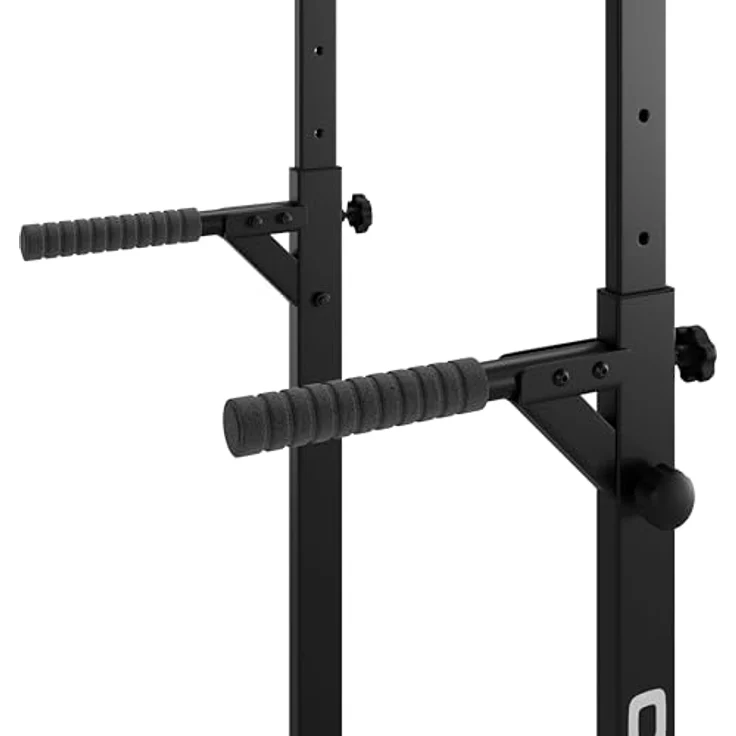 ZIPRO Freistehende Trainingsgeländer - Stabile Konstruktion, Ideal für Pumpe, Dips, Krafttraining und Heim-Studio, Robuster Stahlständer, Höhenverstellbar – Bild 5