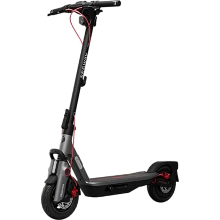 ninebot by Segway E-Scooter F3 Pro D, 500 W, 20 km/h, Eco Modus Reichweite 70 km, 10-Zoll Reifen, IPX6, Schwarz