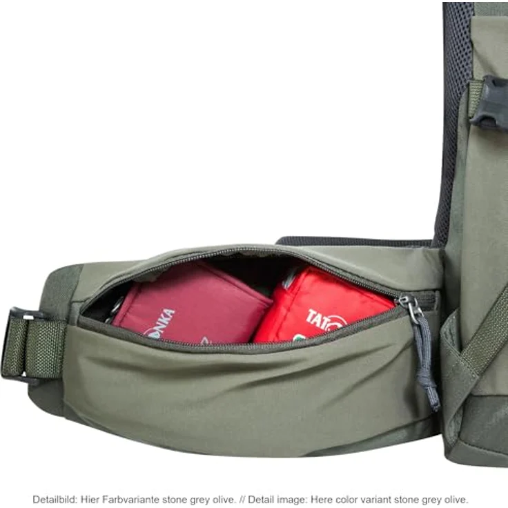 Tatonka Pyrox 40+10 Women BC, Bushcraft-Rucksack für Damen mit stufenlos einstellbarem Rückensystem, großer Frontöffnung, MOLLE-System und Bodenfach - 50 Liter – Bild 5