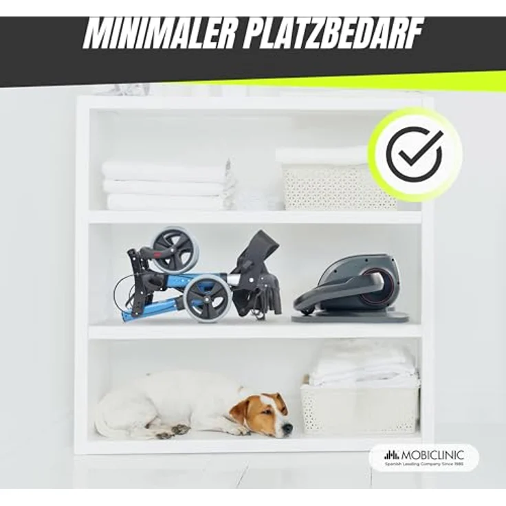 Mobiclinic Veleta, Mini Bike Heimtrainer mit 10 Geschwindigkeiten, 3 Programmen, LCD-Display, einstellbarem Widerstand und rutschfesten Pedalen – Bild 5