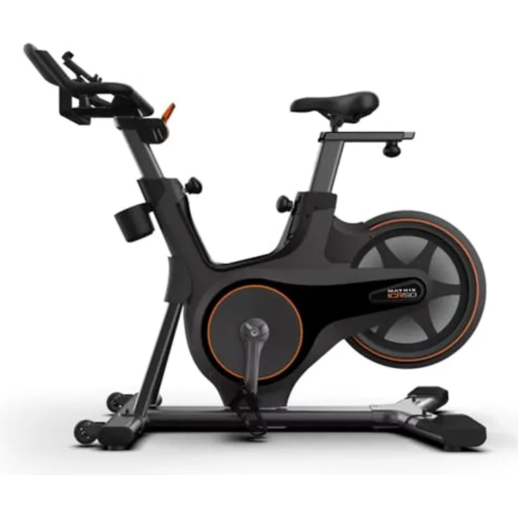 MATRIX ICR50 Indoor Cycle Limited Edition, Ergonomisch geformter Multipositionslenker, gepolsterter Sportsattel, Magnet-Bremssystem, Rear Drive System
