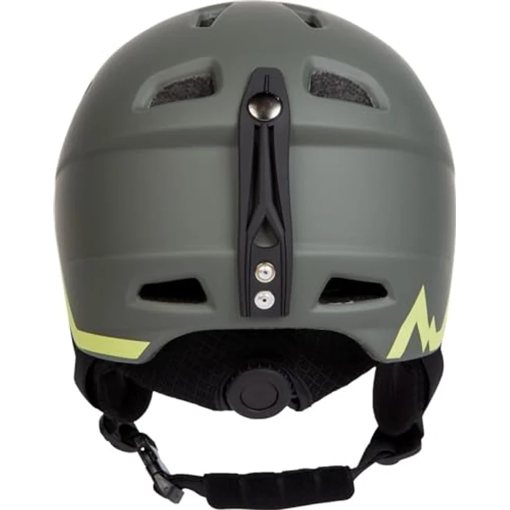 McKinley Kinder Pulse Hs-016 Skihelm, Olive/Green Lime, M mit INMOLD-Konstruktion, passiver Belüftung und abnehmbaren Ohrpolstern – Bild 2