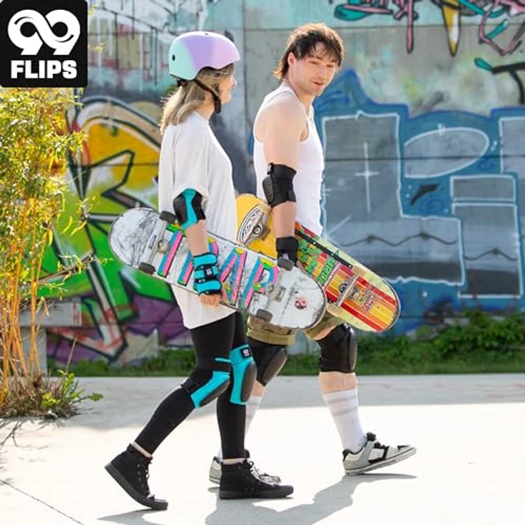 99FLIPS Fahrradhelm Kinder Mädchen, GS Skaterhelm für 3-12 Jahre, rosa, TÜV Rheinland zertifiziert – Bild 7