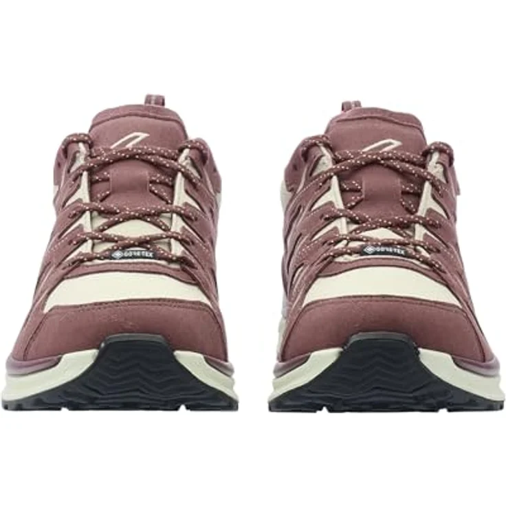 Lowa Damen Walkingschuhe Innox Evo II GTX Ws, winddicht und wasserfest, GORE-TEX®, Bordeaux/Ton – Bild 4