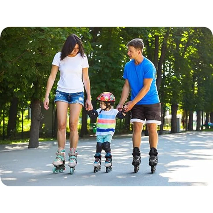 Meteor ROX Inlineskates Kinder, Rollschuhe S 30-33 in mint, höhenverstellbar, Aluminiumrahmen, ABEC-7 Lager – Bild 7