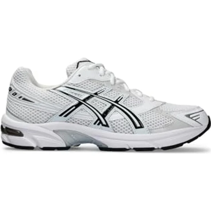 ASICS GEL-1130, Sneaker im Vintage-Laufschuh-Style mit GEL™-Technologie und griffiger Gummi-Außensohle, Weiß/Schwarz, Gr. 42 – Bild 2