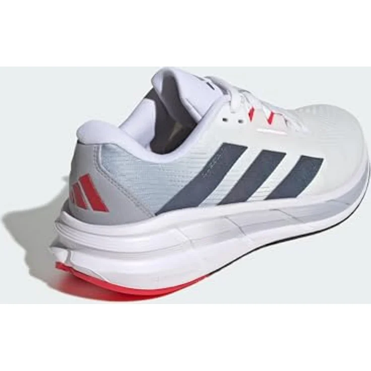 adidas Laufschuhe JQ5081 für Herren, atmungsaktiv, neutral, Cloud White/Core Black/Pure Ruby – Bild 7