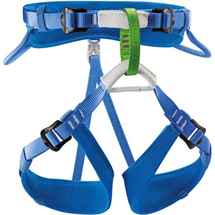PETZL MACCHU Klettergurt für Kinder unter 40 kg, verstellbar, Blau, Einheitsgröße – Bild 1