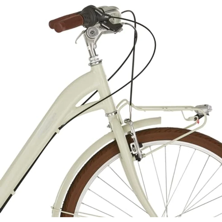 Alpina Bike Dorothy Trekking-Fahrrad, 6 V, Creme, 26 Zoll mit Shimano Schalthebel – Bild 4