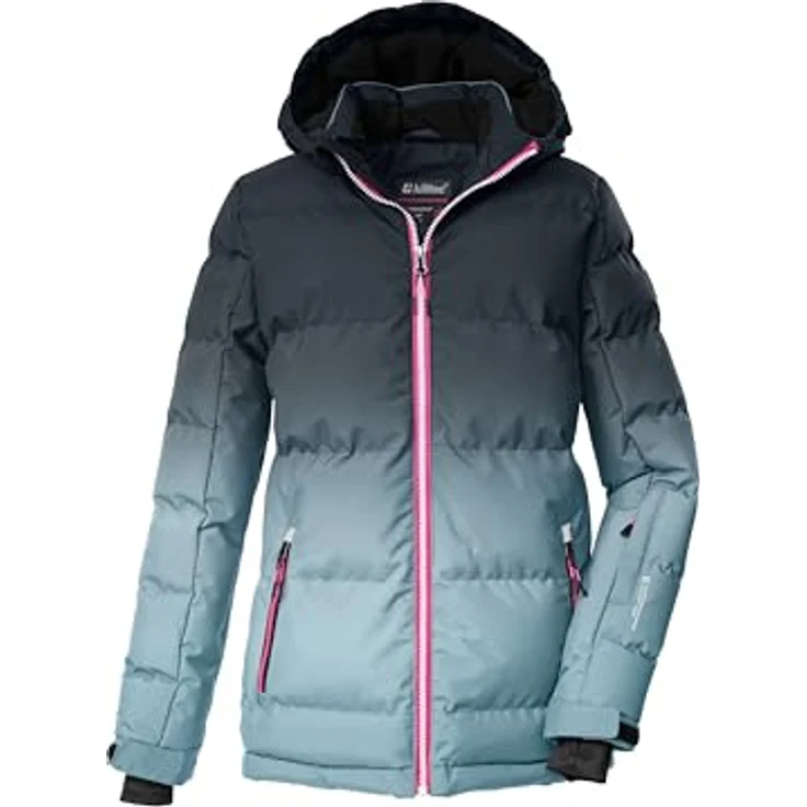 Killtec KSW 330 Girls Ski Quilted Jacket, wärmend und strapazierfähig, Hellblau, Größe 176 – Bild 1