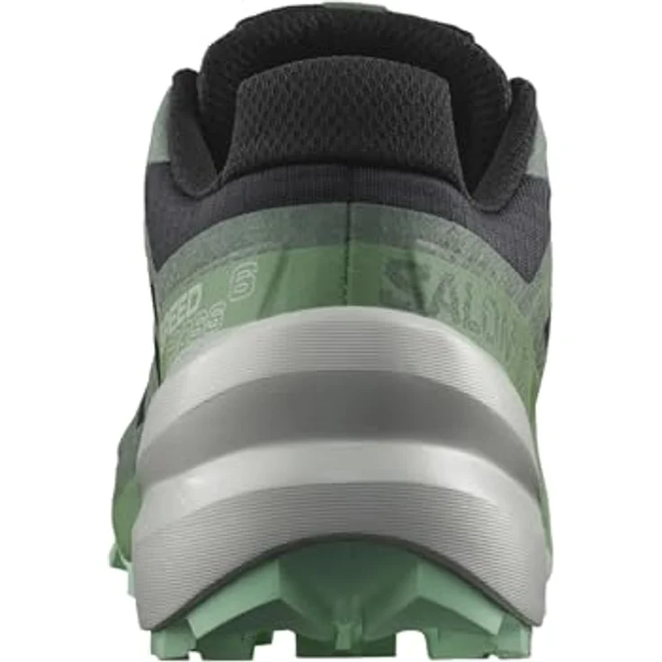 Salomon Speedcross 6 WIDE, Herren Trail-Running Schuhe mit robustem Mesh-Obermaterial und Schnellschnürung, Schwarz, EU 44 2/3 UK 10 – Bild 4