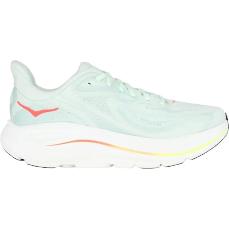 Hoka WIP 0001162031-SLS, Leichte Laufschuhe in SEA GLASS/NEON, Größe 39 1/3, atmungsaktives Jacquard-Mesh, gute Dämpfung, ideal für Straße und Waldwege – Bild 7