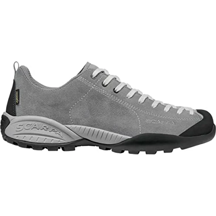 Scarpa Mojito GTX, Damen Wanderschuhe für Freizeit und Reisen, wasserdicht, Größe 41.5, Grau – Bild 1
