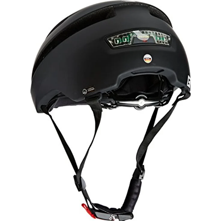 Cratoni Velohelm Light Fit System, 9 Belüftungsöffnungen, integriertes Rücklicht, 53-58 cm, antibakterielle Clean Tex Pads – Bild 2