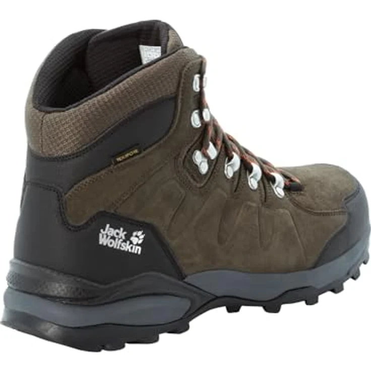 Jack Wolfskin REFUGIO TEXAPORE MID M, Wasserdichter Wanderschuh mit EVA-Dämpfung und hoher Knöchelsupport – Bild 6