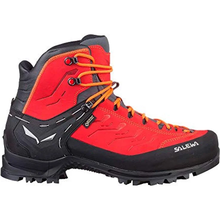 Salewa Rapace GTX, wasserdichter Herren Wanderschuh aus Nubukleder mit GORE-TEX® Futter, rot – Bild 6