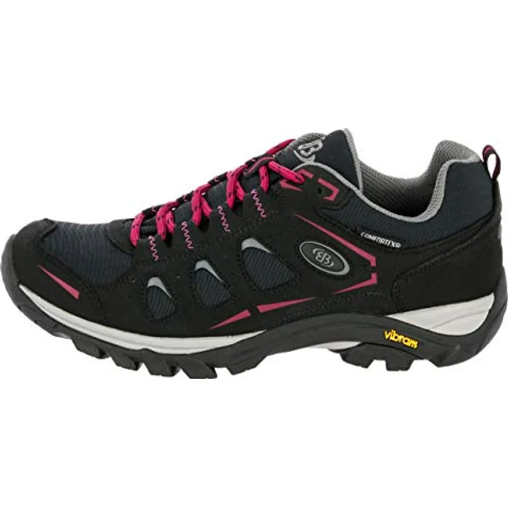 Brütting Damen Wanderschuhe, robuste Outdoorschuhe aus hochwertigem Leder, Schnürung, schwarz, Größe 39 – Bild 2