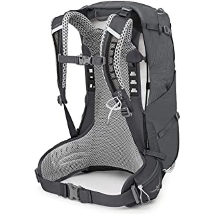 Osprey Stratos 24 Wanderrucksack für Männer Tunnel Vision Grey O/S - Inklusive Regenhülle und praktischen Staufächern – Bild 3