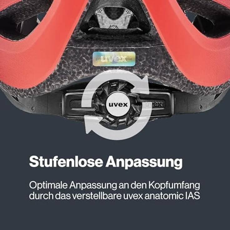 Uvex uvex viva 3, MTB Fahrradhelm in Plum-Grapefruit Matt, Größe 56-62 cm, sicher und komfortabel – Bild 5