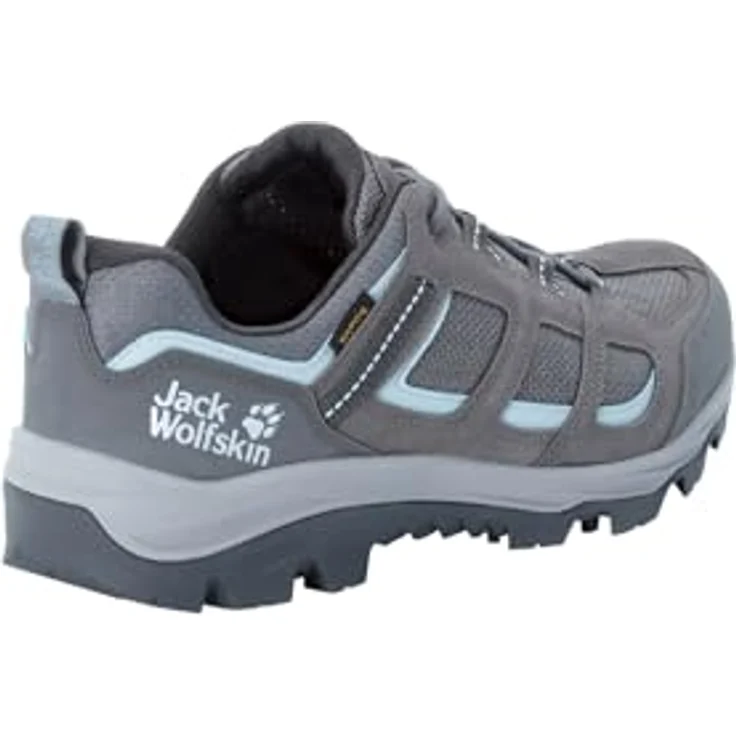 Jack Wolfskin VOJO 3 TEXAPORE LOW W, wasserdichter Wanderschuh mit atmungsaktiver Membran und rutschfestem Sohlenprofil, grau – Bild 8