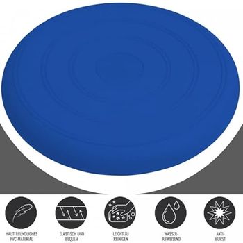 GORILLA SPORTS Balancekissen 33cm – Ballsitzkissen Mit Pumpe Für Rücken, Yoga & Training