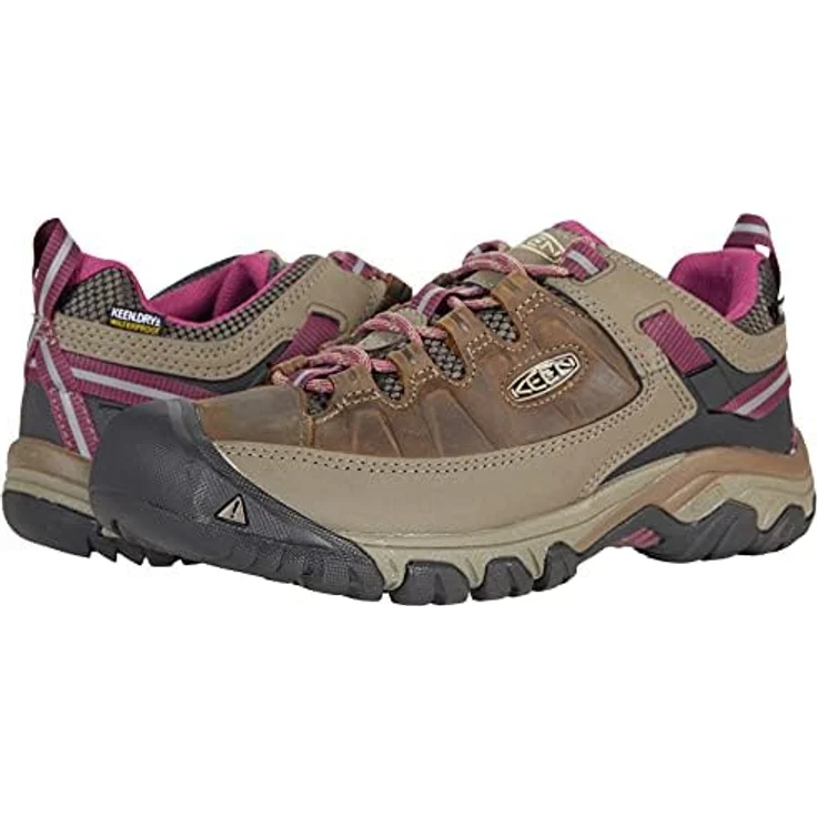 Keen Targhee III WP Shoes, Damen Wanderschuhe, wasserdicht aus Premium-Leder, Größe 40.5, braun – Bild 3