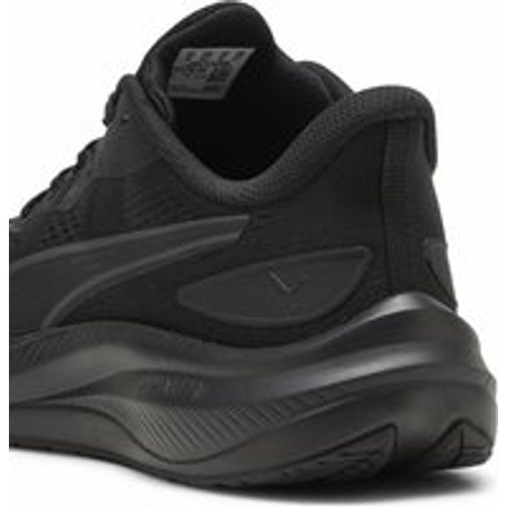 PUMA Skyrocket Lite 2 Laufschuhe für Erwachsene, ultraleicht mit Pumalite Dämpfung und Softfoam+ Innensohle, Schwarz Matt Silber Grau