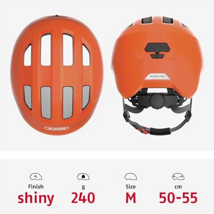 Abus Smiley 3. 0 M, shiny orange – Bild 4