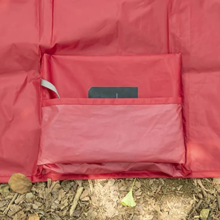 MSR Universal Zeltbodenplane Tarp mit Fußabdruck, Rot, Regular-82 x 48" – Bild 5