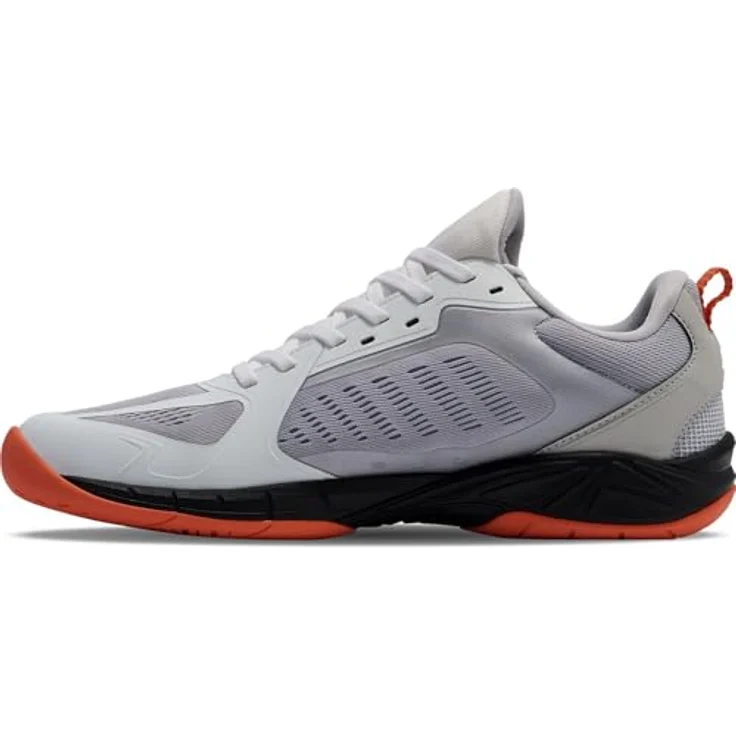Hummel Speed Court, Hallenschuhe aus technischem Mesh mit REACH LX Technologie, weiß/grau/schwarz/rot, Schuhgröße 46.5 EU – Bild 2