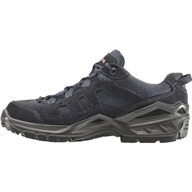 Lowa SIRKOS EVO GORE-TEX LO Herren-Wanderschuh, wasserdicht und atmungsaktiv mit profilierten Gummi-Sohlen – Bild 1