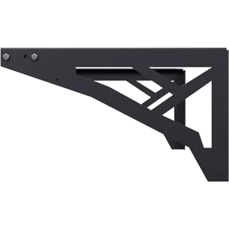 QLS Klimmzugstange 110 cm, Professionelle Wandmontage mit 200 kg Tragkraft, Pulverbeschichteter Stahl – Bild 9