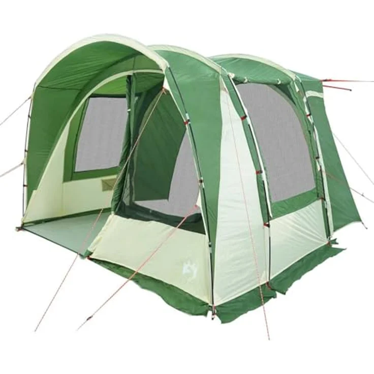 vidaXL Autozelt 4 Personen, Wasserfestes Zelt für Kofferraum und Camping, Grün, einfache Montage für Outdoor-Abenteuer – Bild 1