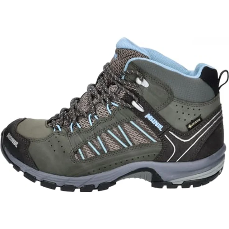 Meindl Damen Journey Mid GTX, Wanderschuh aus Nubukleder mit GORE-TEX® Futter, anthrazit/orange, Größe 43 – Bild 2